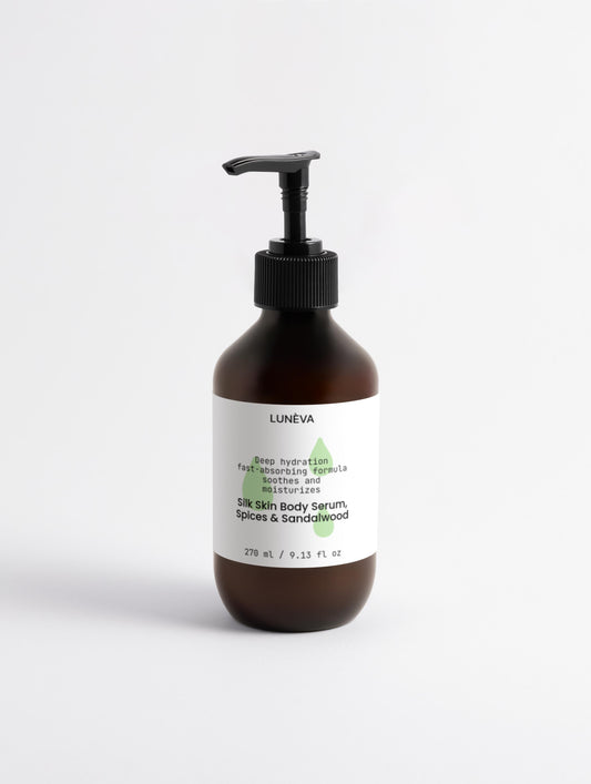 Silk Skin Body Serum, Spices & Sandalwood - LUNÈVA